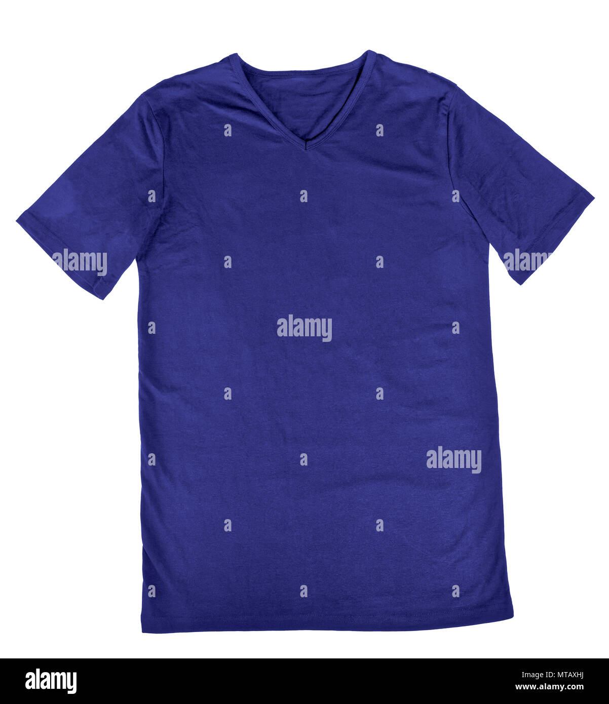 Purple t-shirt mock up a white background, ready to replace your design ...