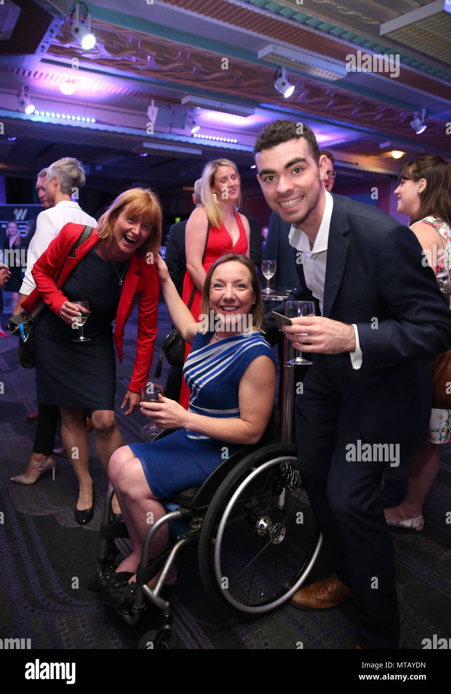 Guests atttending the Women's sport Trust #BeAGameChanger Awards, Troxy. Stock Photo