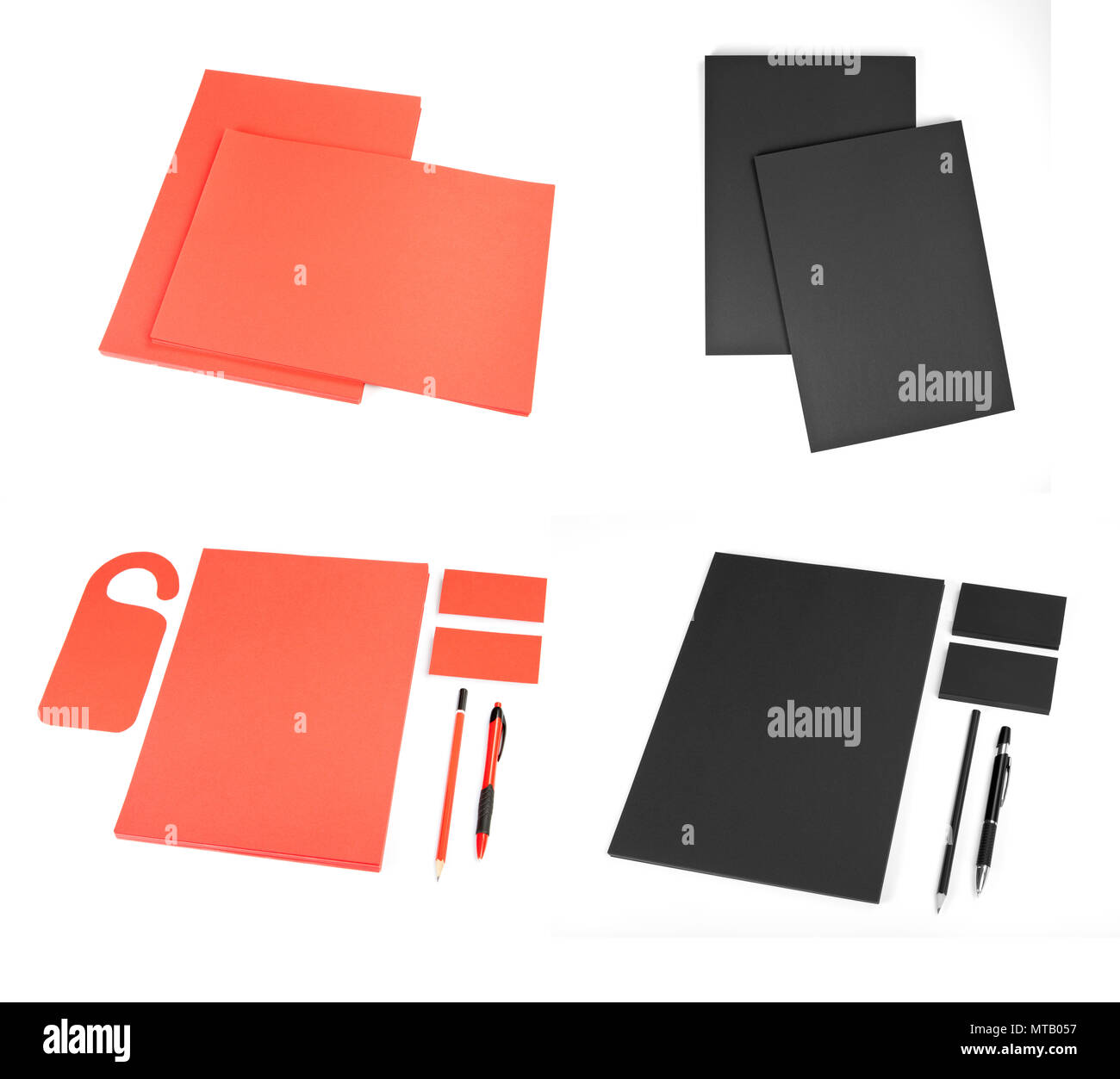 Stationery set design. Stationery template. Corporate identity Stock