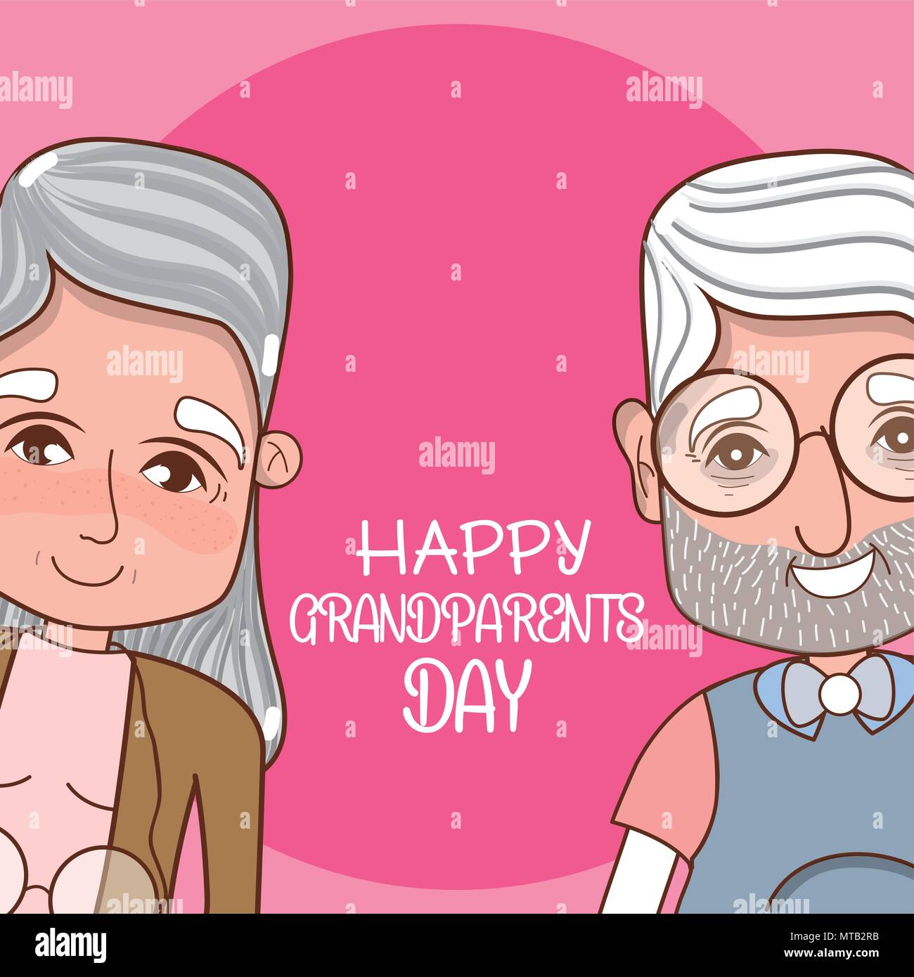 Happy grandparents day card Stock Vector Image & Art Alamy