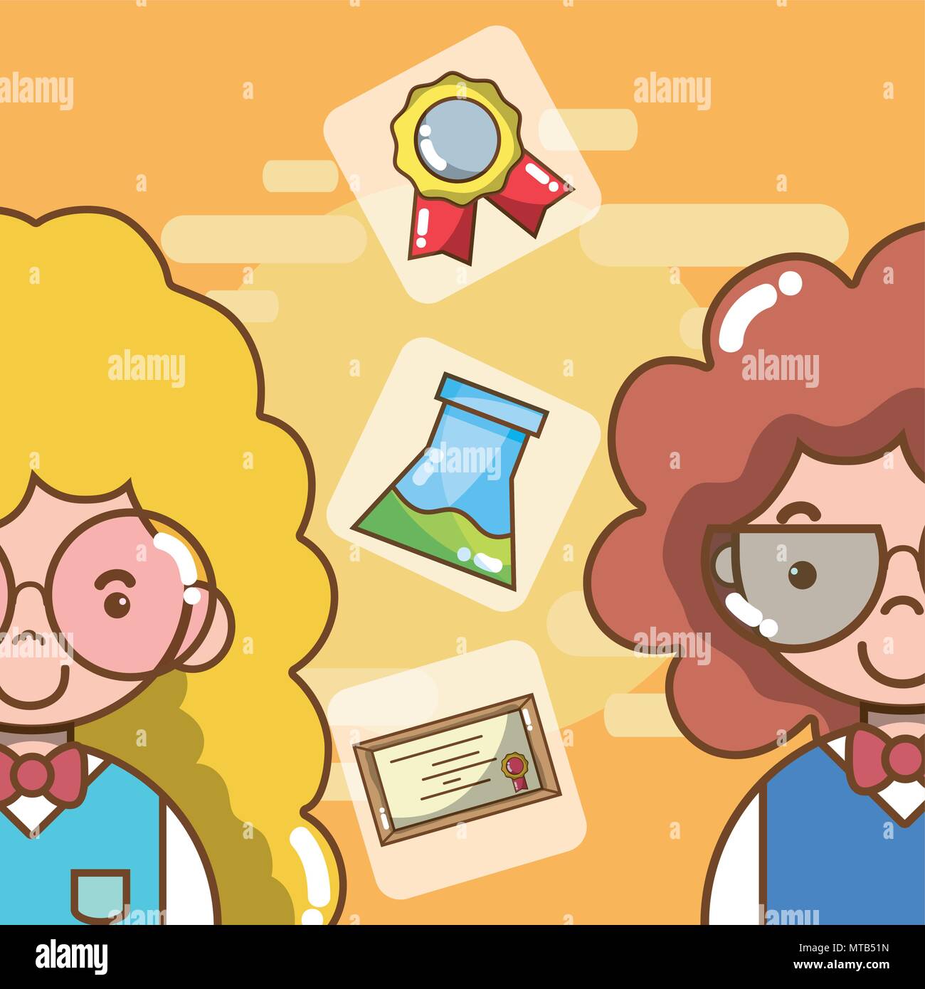 Students and school cartoons Stock Vector Image & Art - Alamy