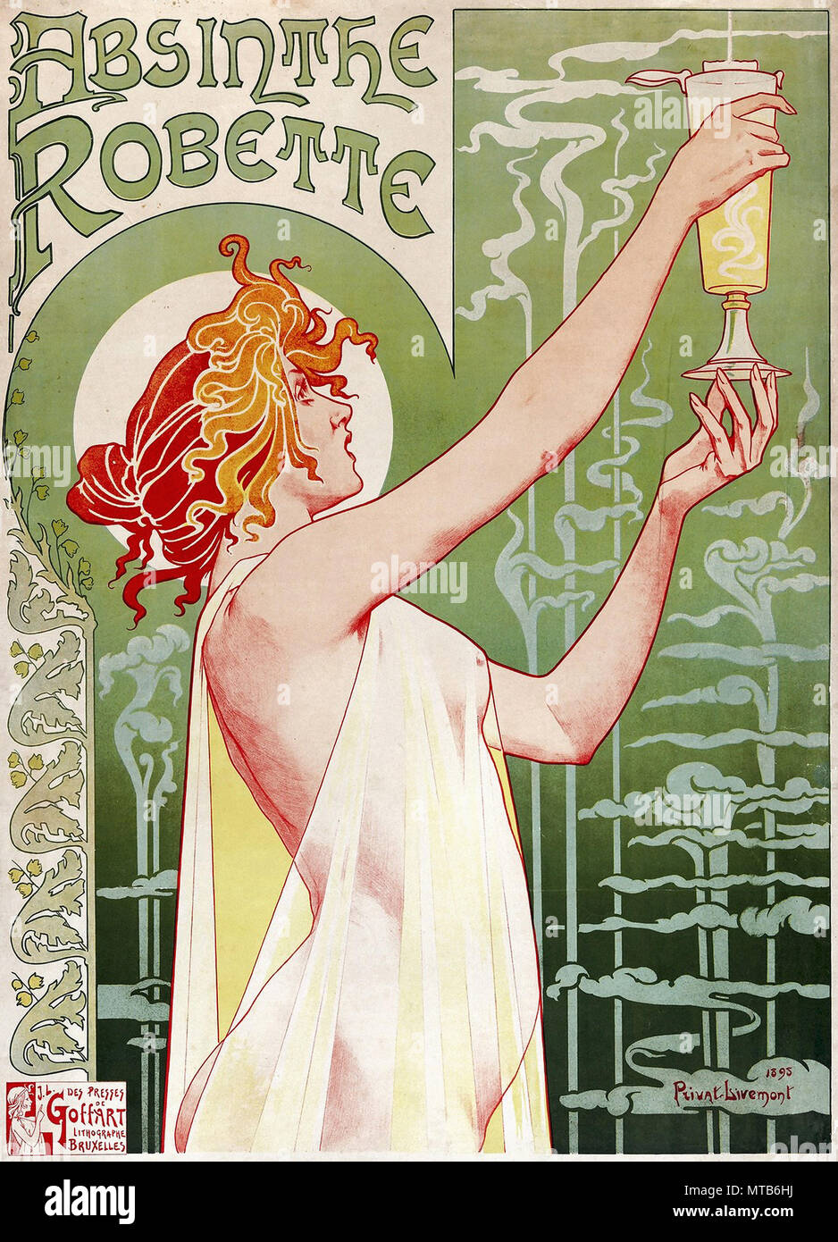Henri privat livemont art nouveau hi-res stock photography and
