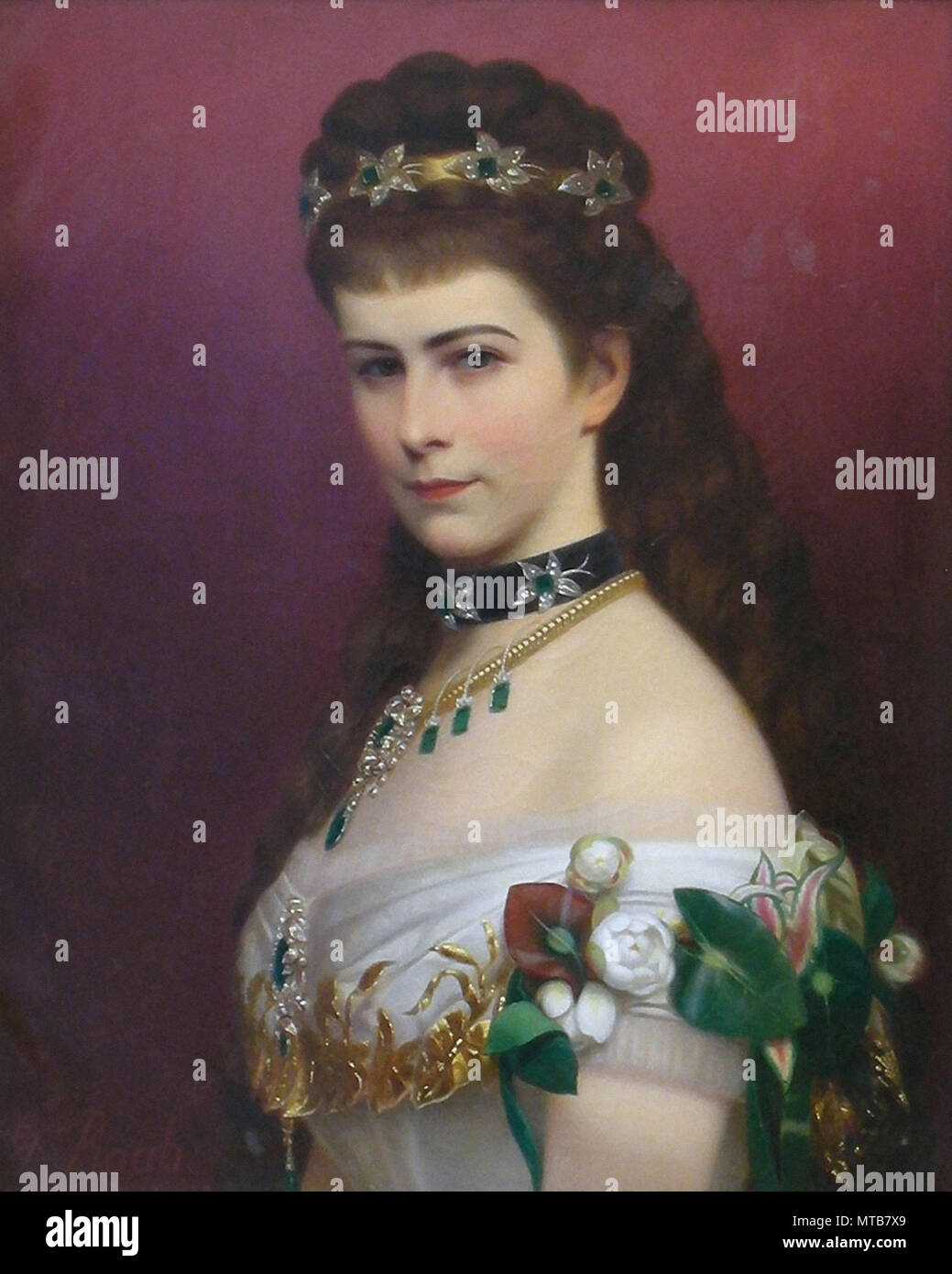 Raab Georg - Empress Elisabeth 3 Stock Photo