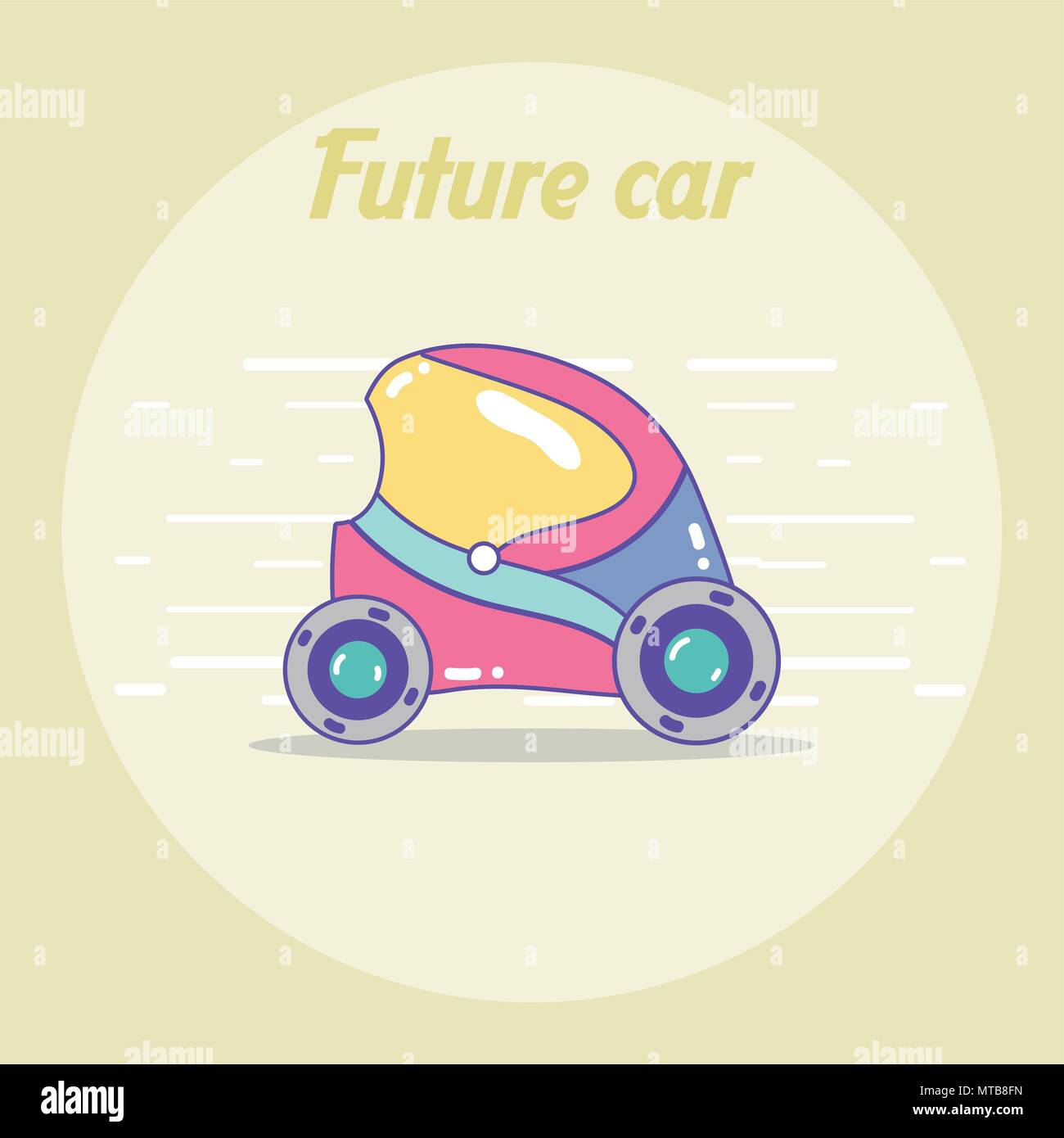Future car vehicle concept Stock Vector