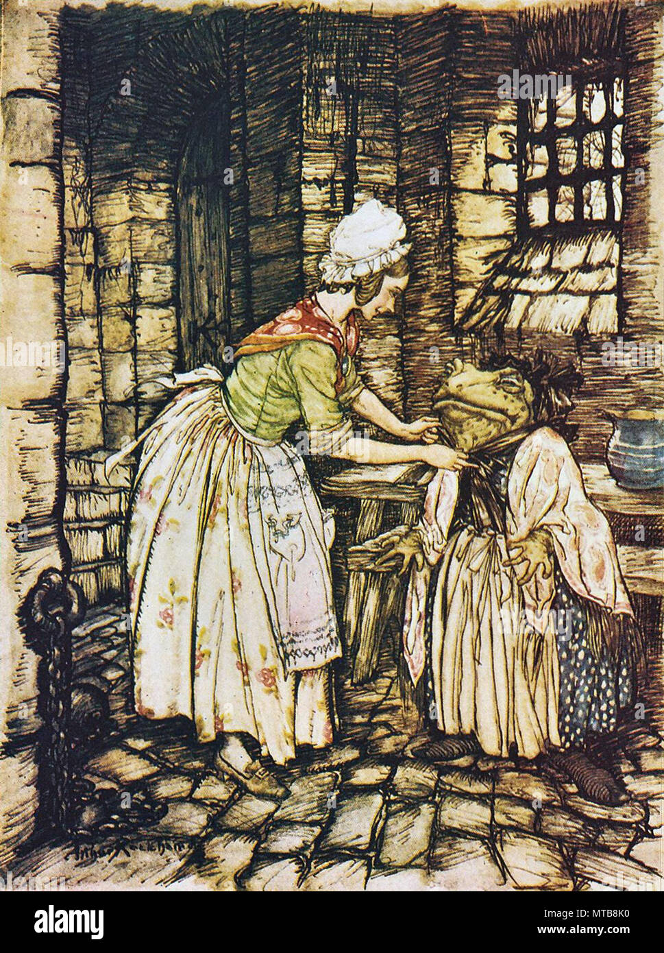 Rackham Arthur - the Wind in the Willows - She Arranged the Shawl with ...
