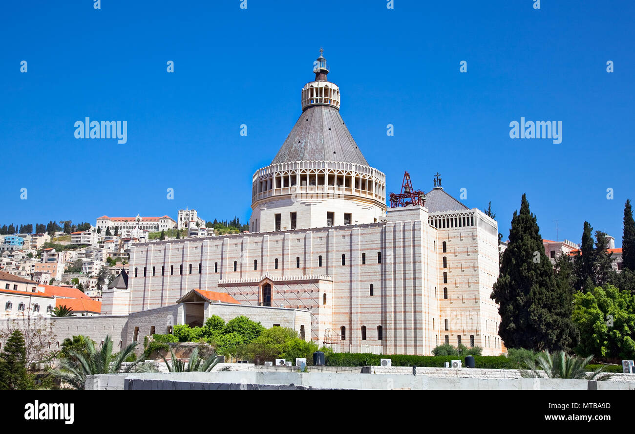 Basilica of the Annunciation. This church was built on the site where ...