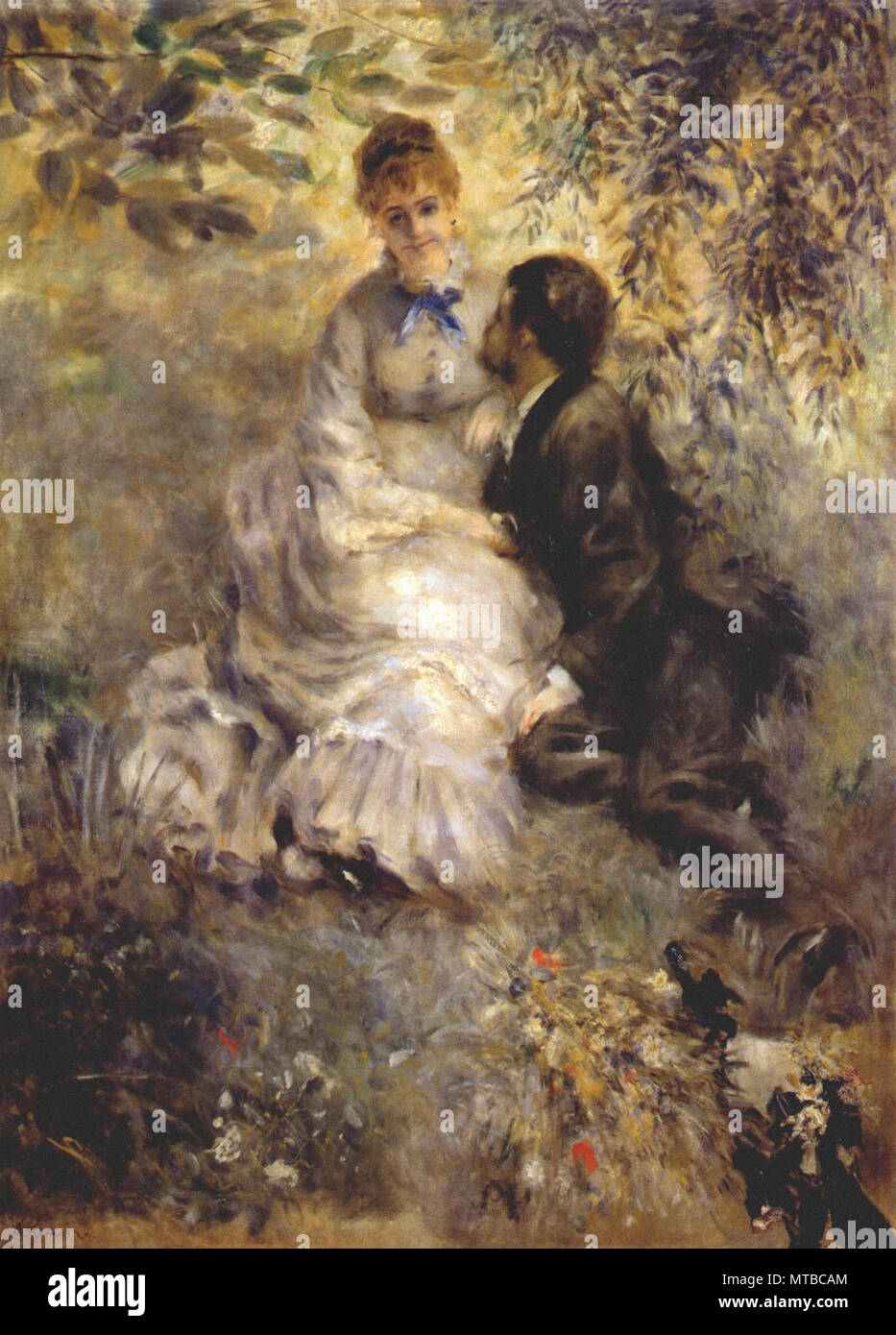 The Lovers 1875 by Pierre-Auguste Renoir Stock Photo - Alamy