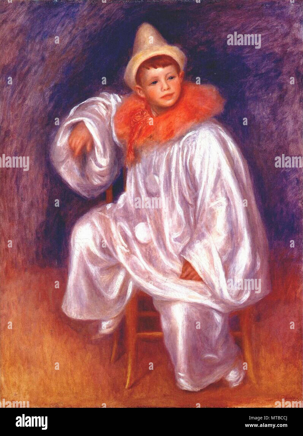 Renoir Pierre-Auguste - the White Pierrot (Jean Renoir) 1901-2