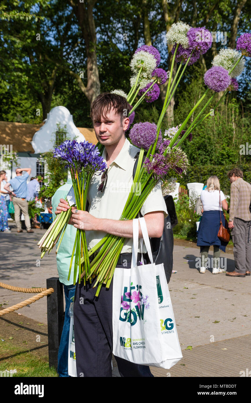Chelsea Flower Show, London Saturday 27th May 2018 Stock Photo