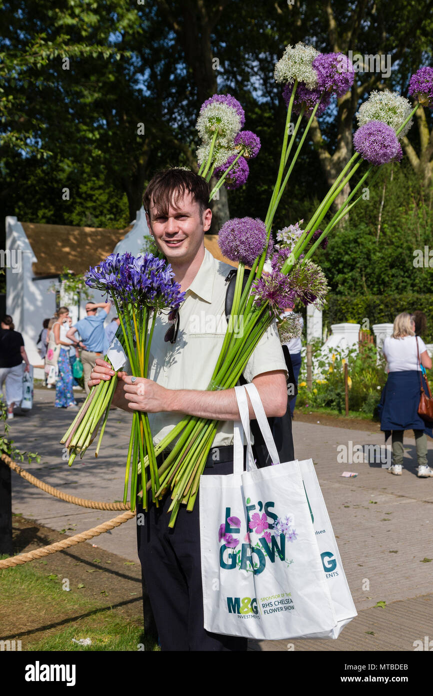 Chelsea Flower Show, London Saturday 27th May 2018 Stock Photo