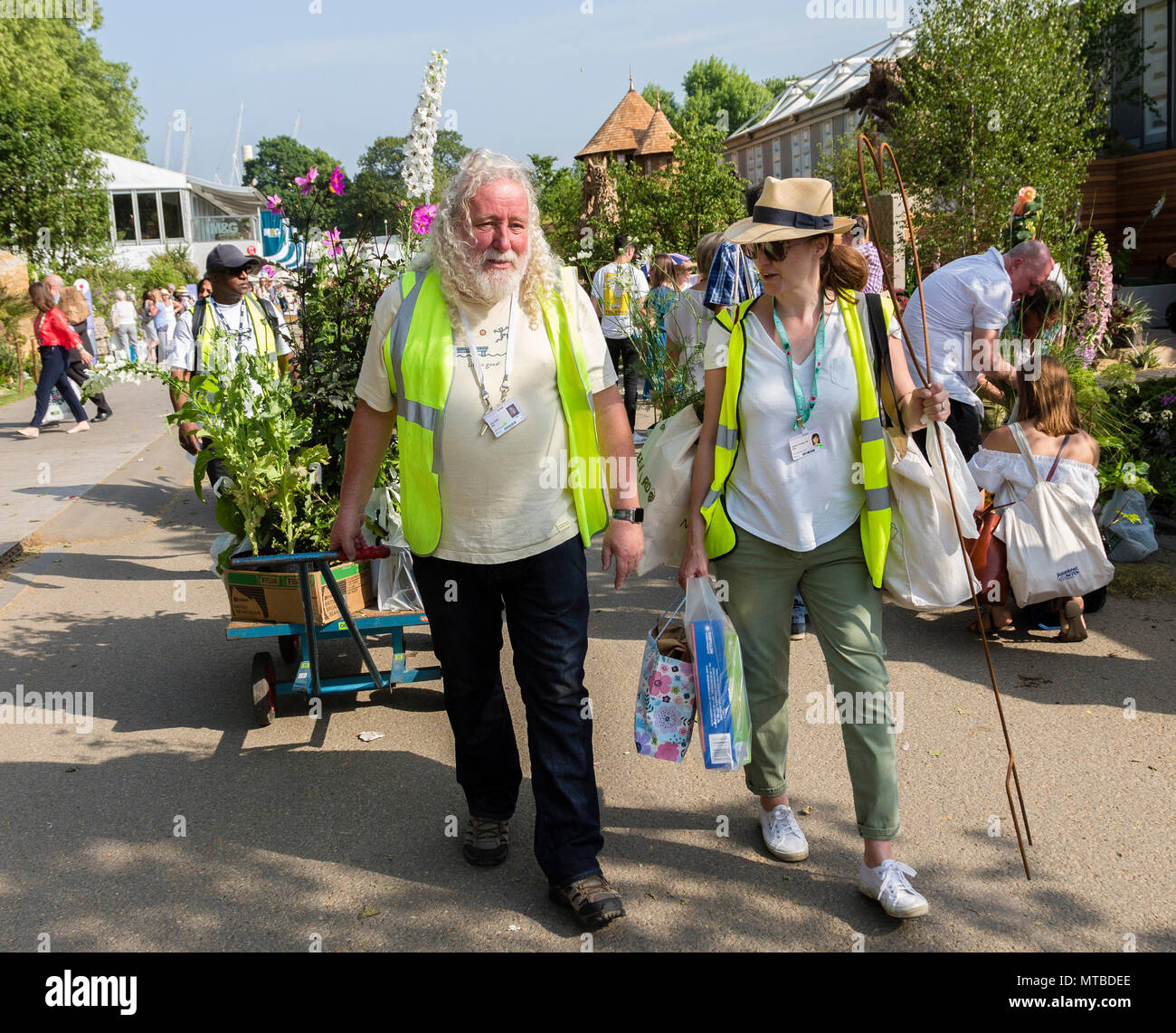 Chelsea Flower Show, London Saturday 27th May 2018 Stock Photo