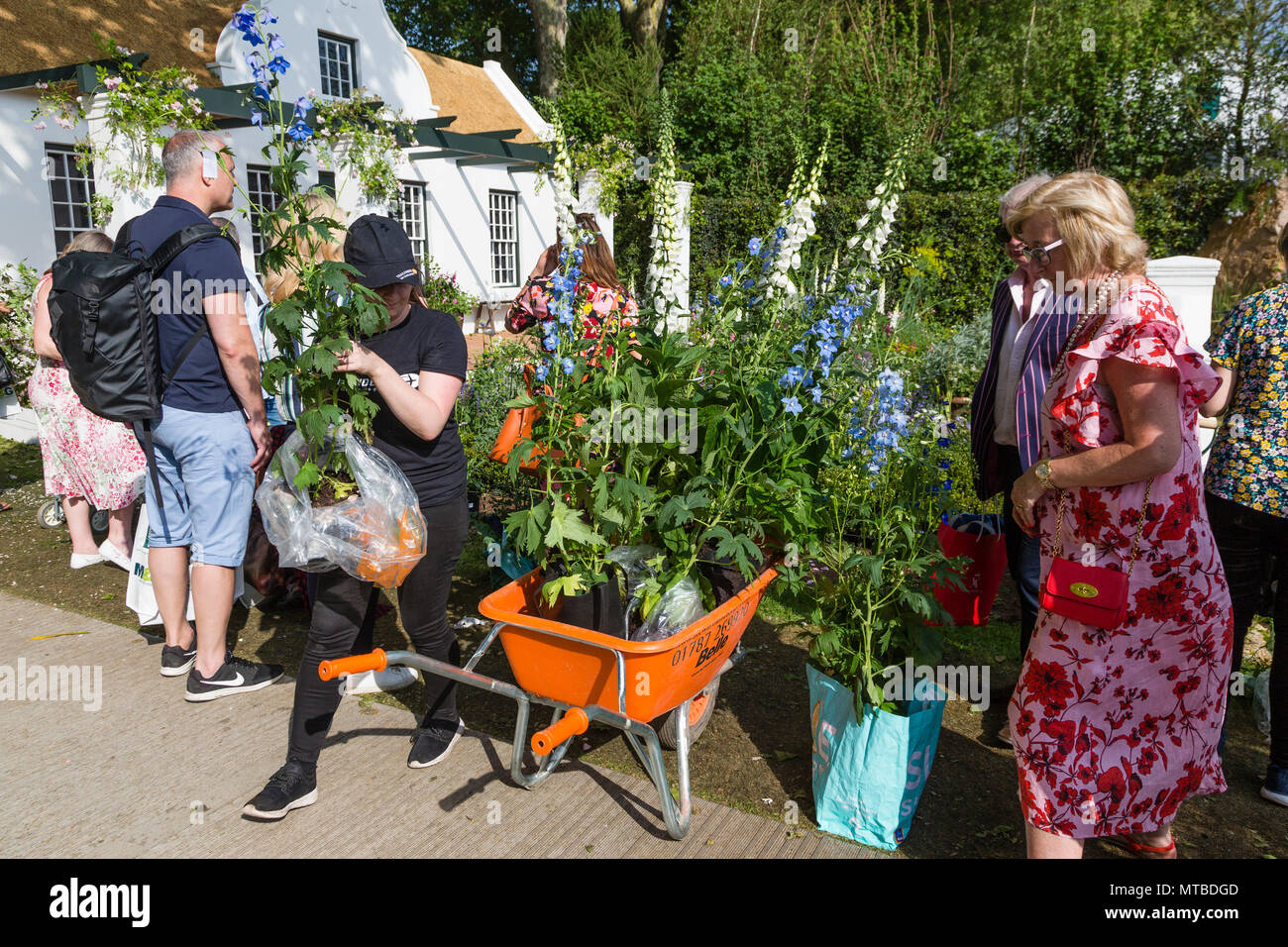 Chelsea Flower Show, London Saturday 27th May 2018 Stock Photo