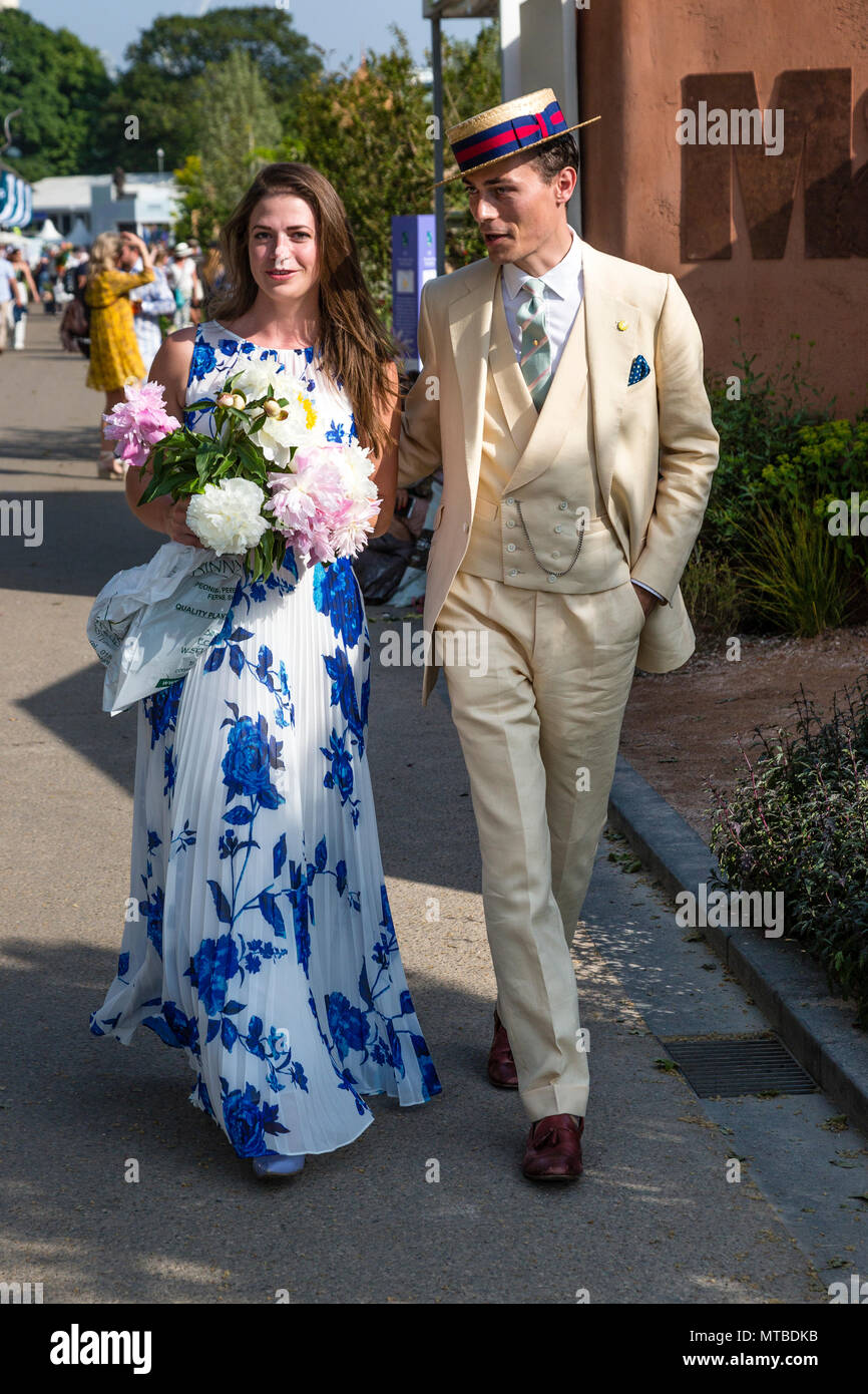 Chelsea Flower Show, London Saturday 27th May 2018 Stock Photo