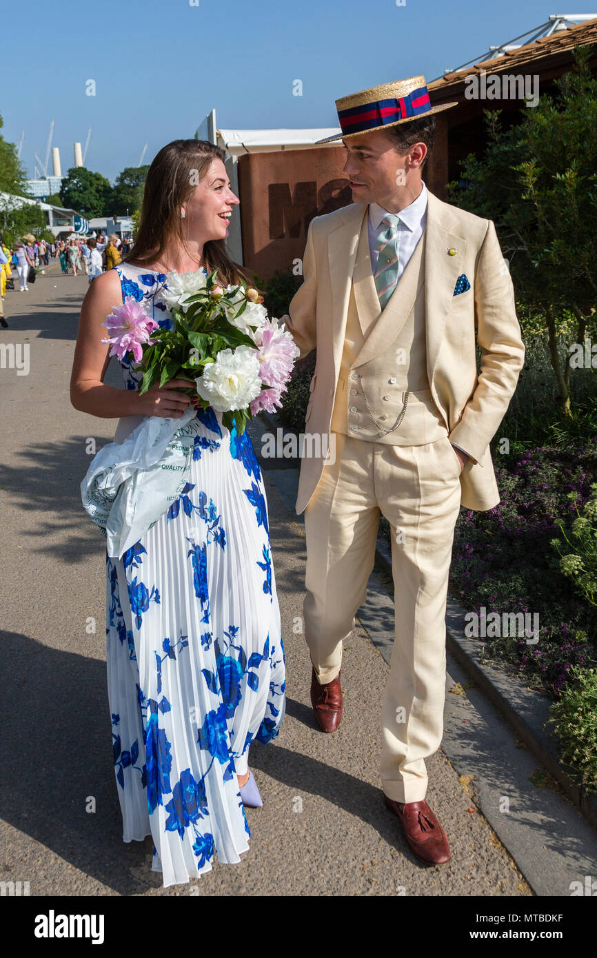 Chelsea Flower Show, London Saturday 27th May 2018 Stock Photo
