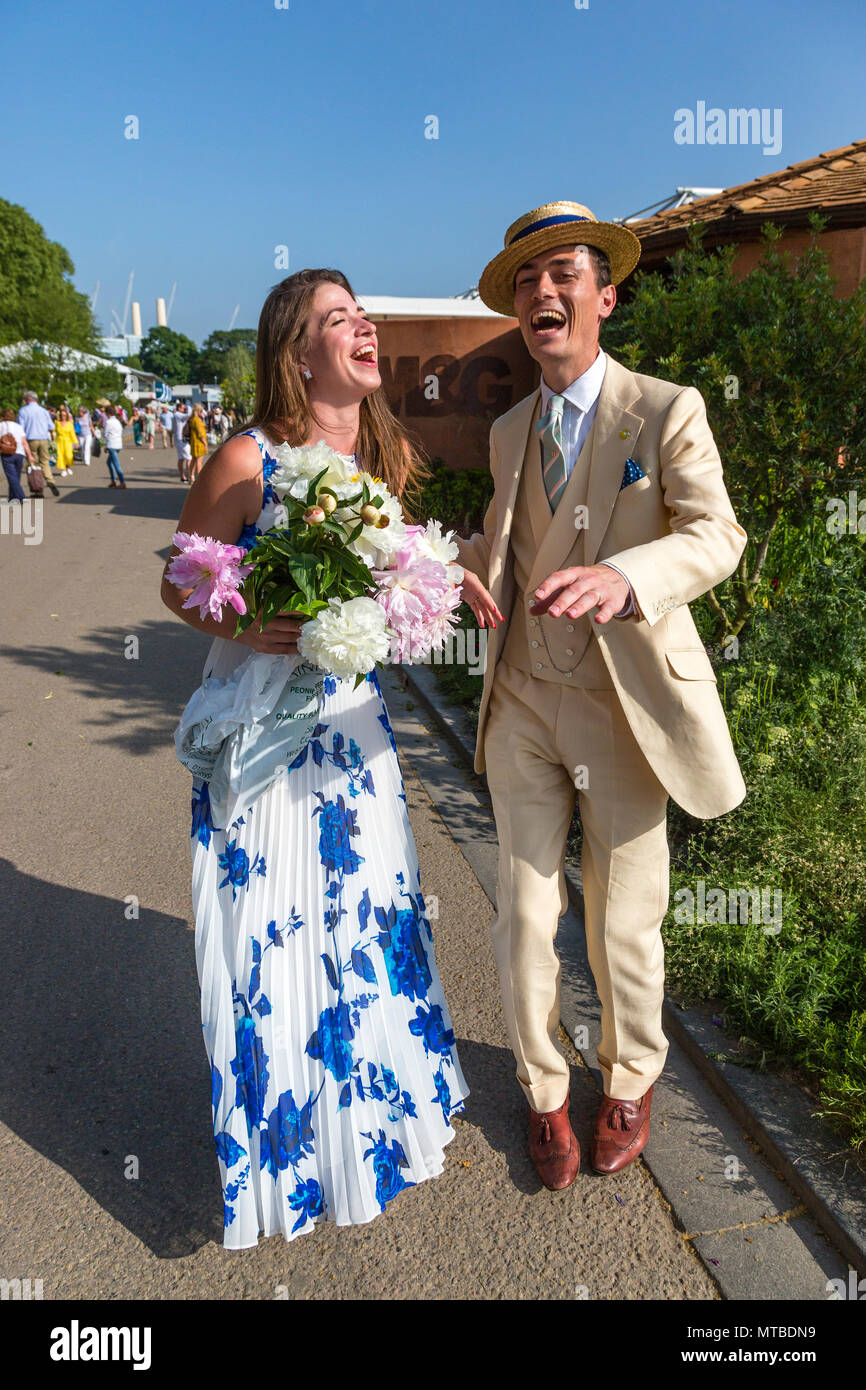 Chelsea Flower Show, London Saturday 27th May 2018 Stock Photo