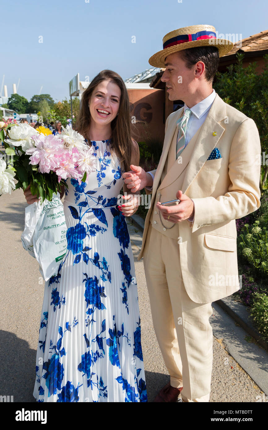 Chelsea Flower Show, London Saturday 27th May 2018 Stock Photo