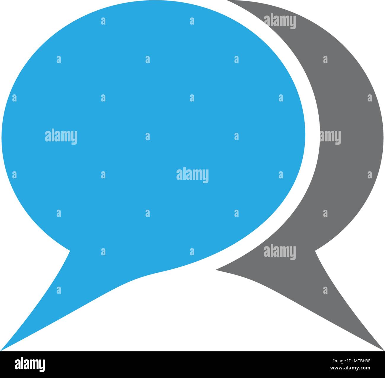 Speech bubble icon Logo template vector illustration Stock Vector