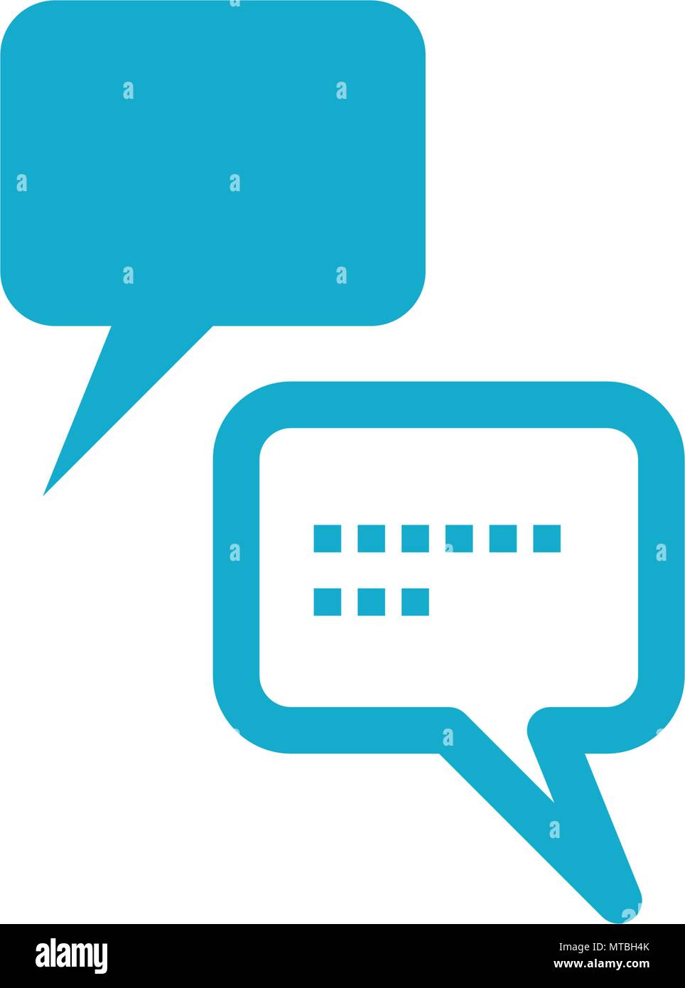 Speech bubble icon Logo template vector illustration Stock Vector