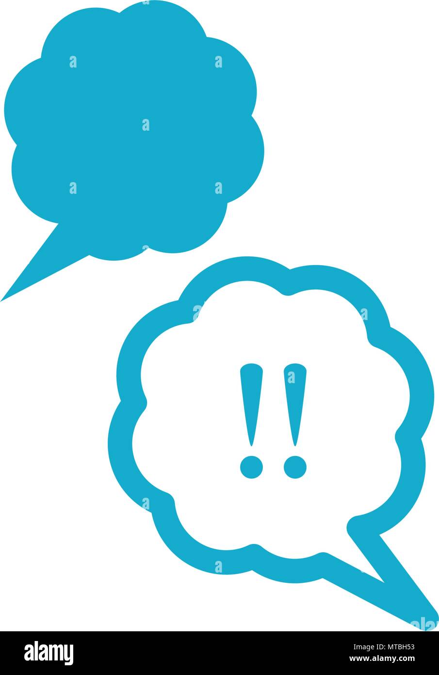Speech bubble icon Logo template vector illustration Stock Vector