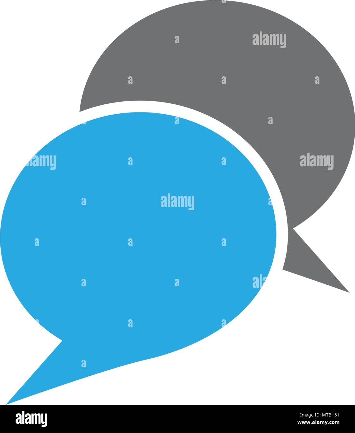 Speech bubble icon Logo template vector illustration Stock Vector