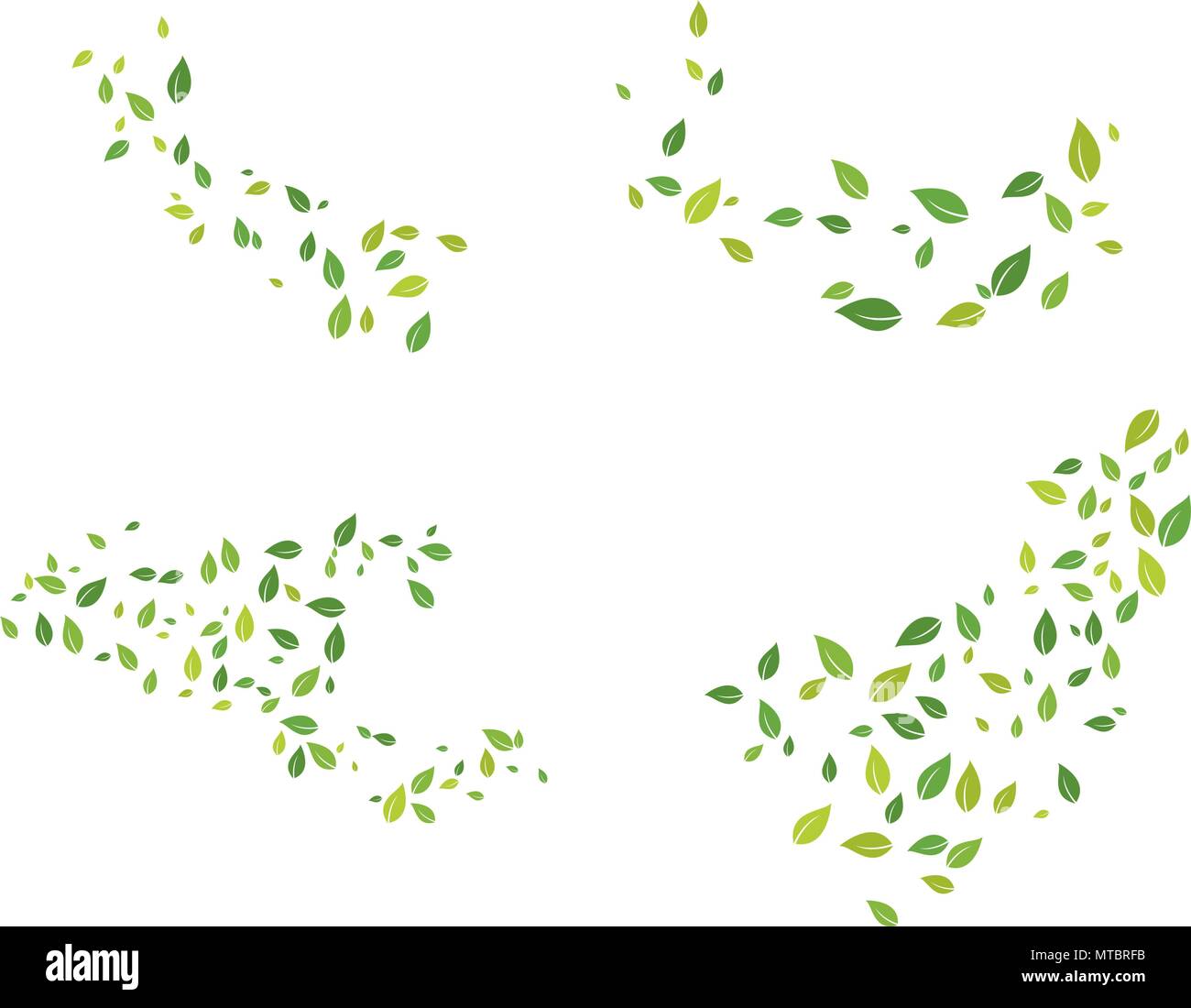 Logos of green Tree leaf ecology nature element vector Stock Vector ...