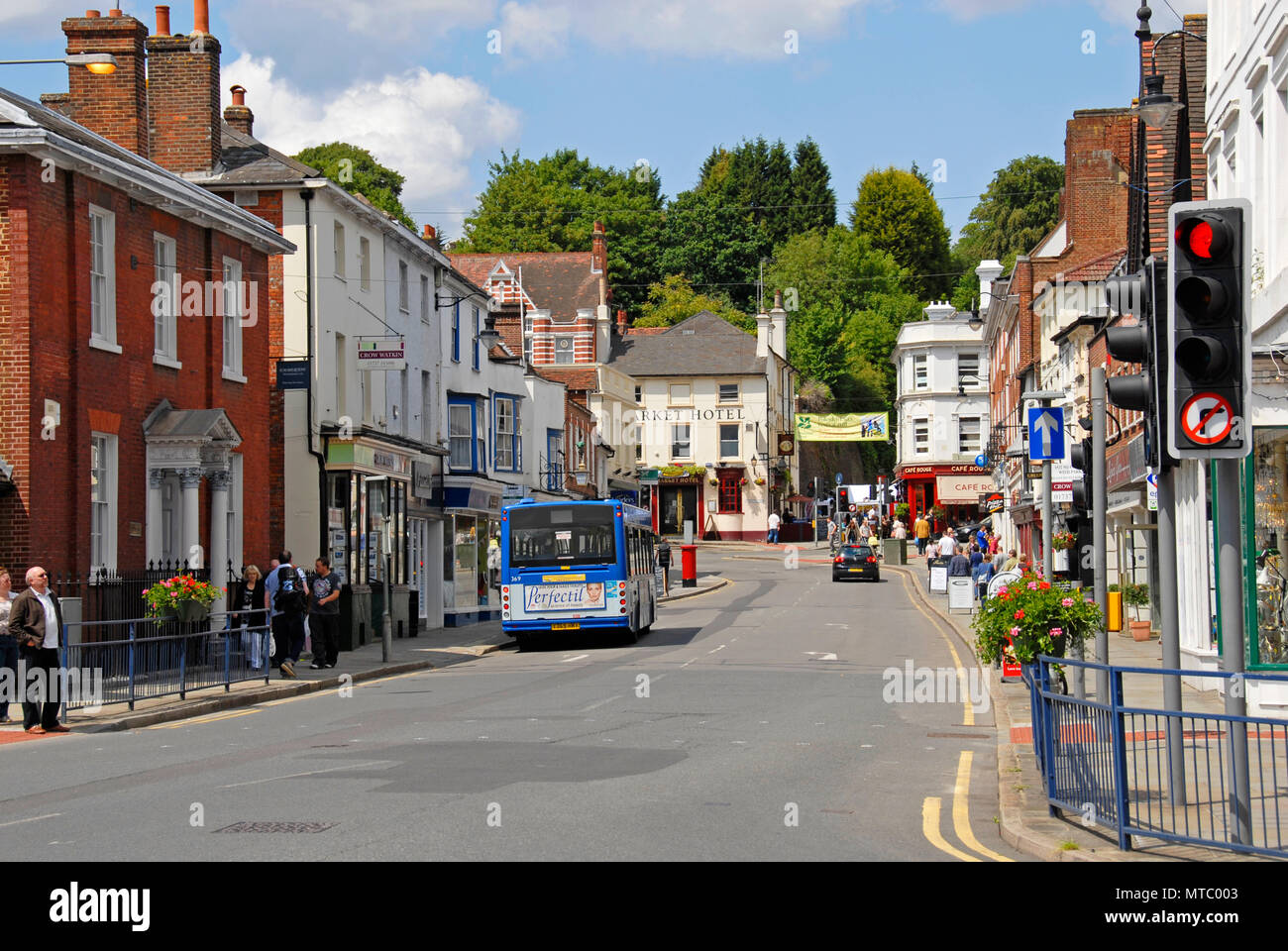 Bell Street, Reigate, Surrey, England Stock Photo