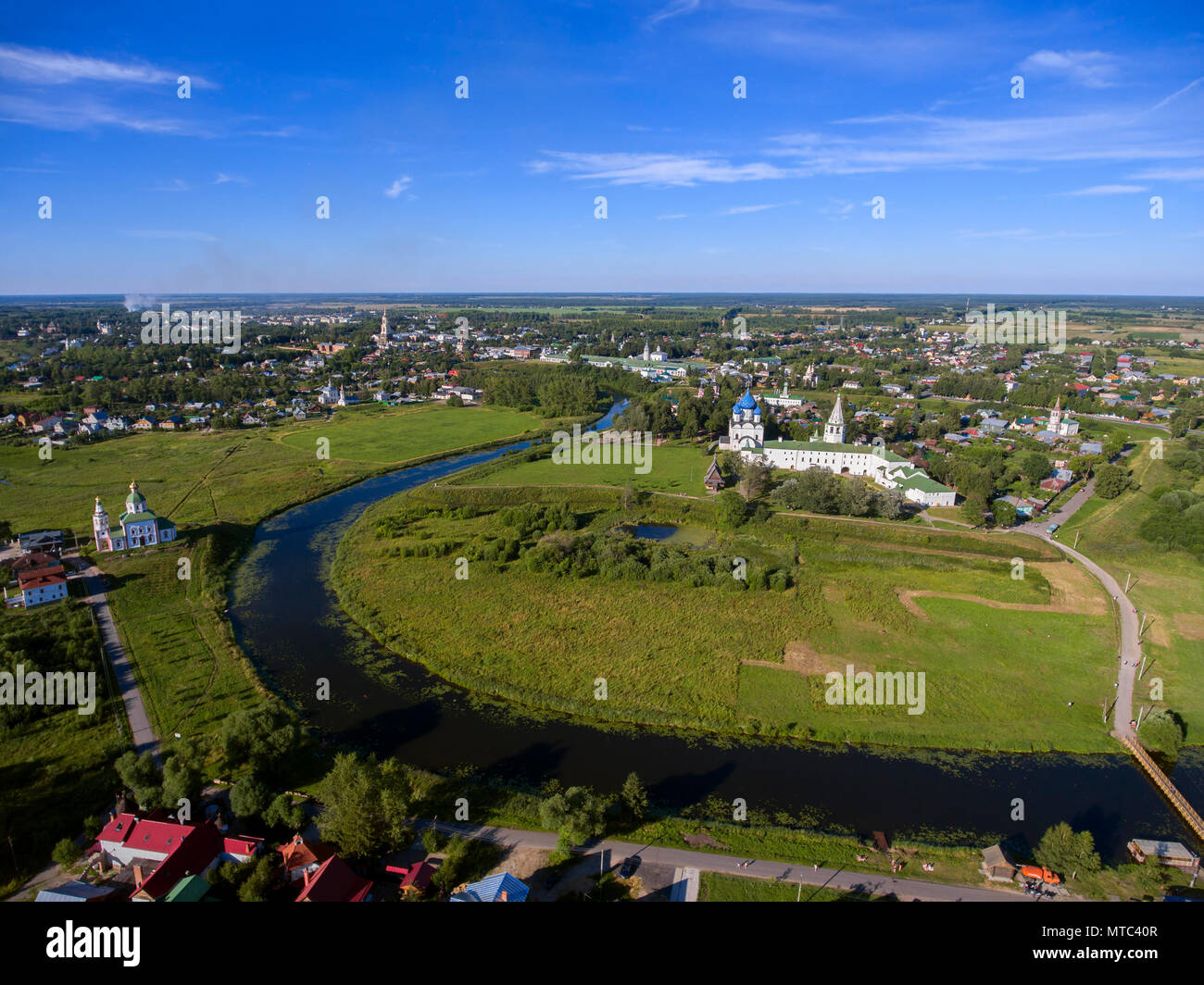 Aerial view on kremlin in Suzdal, Russia Stock Photo Alamy