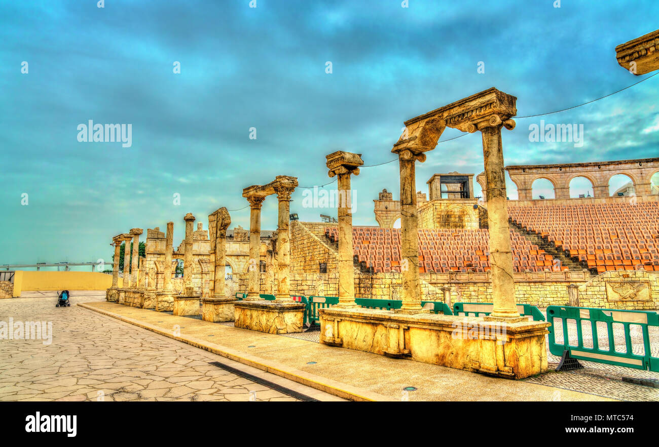 Roman Amphitheatre Or Colosseum At Macau Fisherman s Wharf China Stock Roman Amphitheatre Or Colosseum At Macau Fisherman s Wharf China Stock