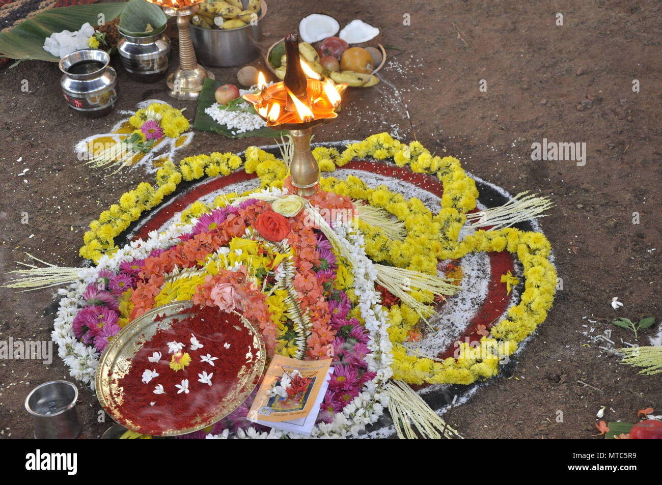 Pooja flowers hires stock photography and images Alamy