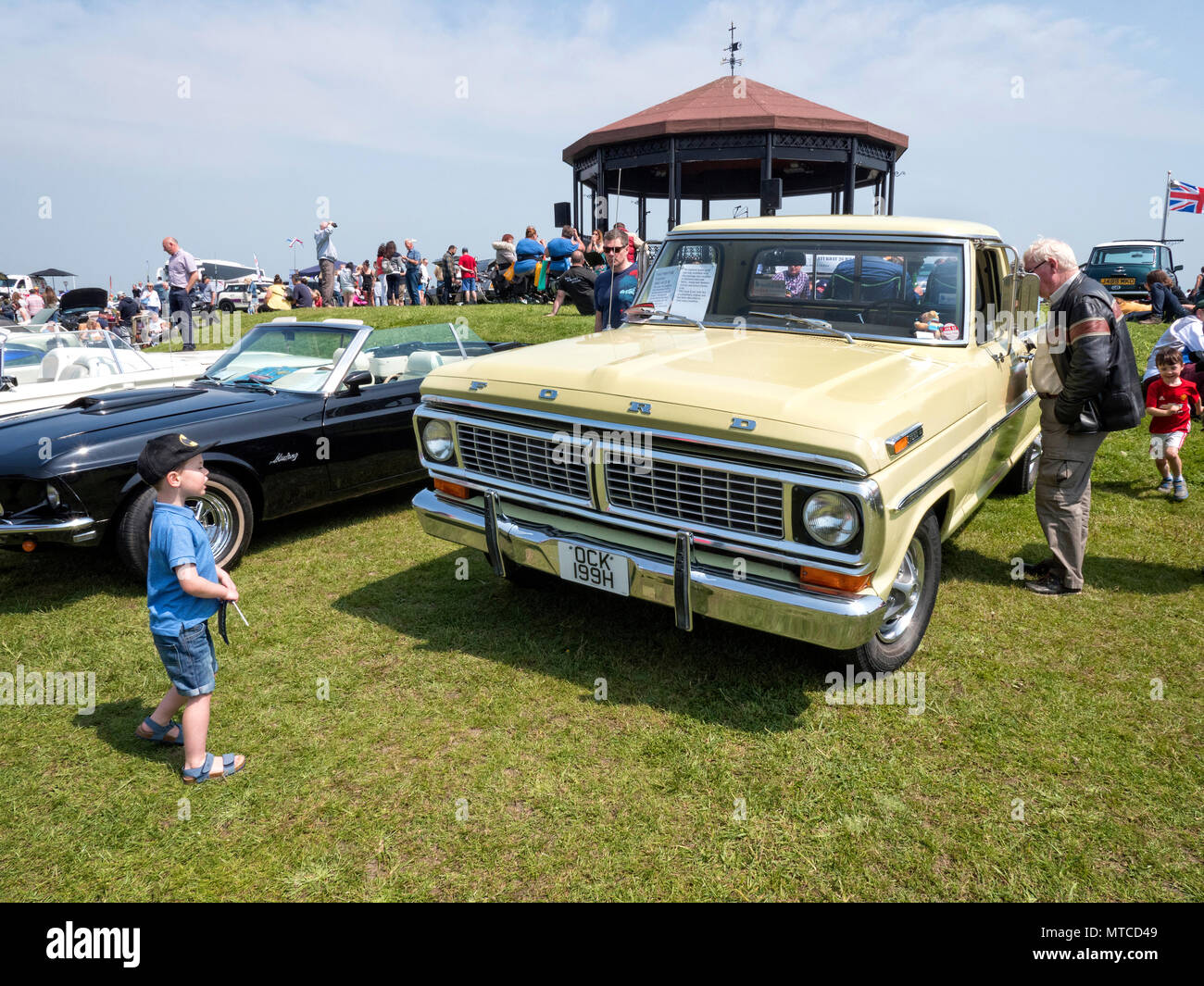 Deal classic car Show 2018 Stock Photo