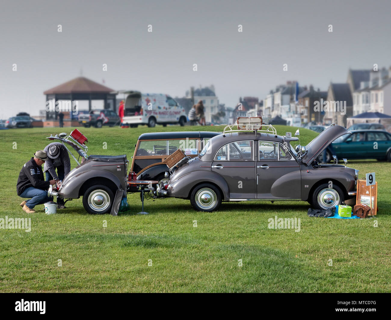 Deal classic car Show 2018 Stock Photo