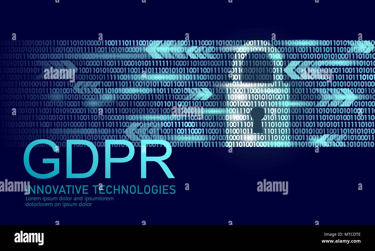 Privacy data protection law GDPR. Data regulation sensitive information