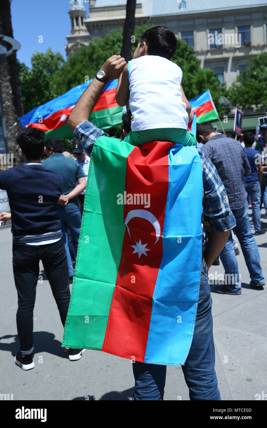 Azerbaijan Flag In Baku Azerbaijan National Sign Background Red azerbaijan-flag-in-baku-azerbaijan-national-sign-background-red