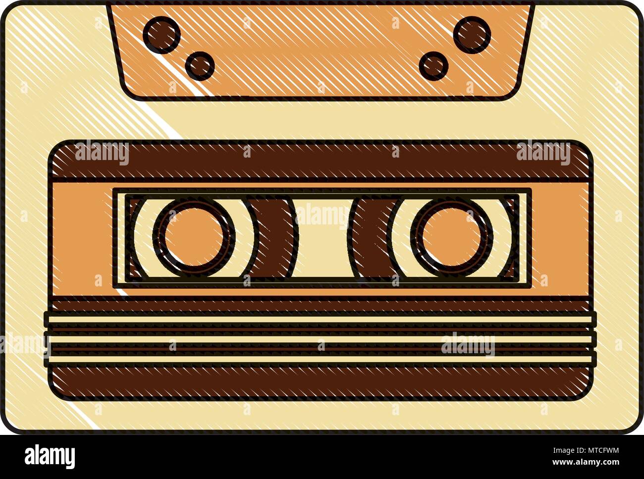 retro cassette recorder music vintage Stock Vector Image & Art Alamy