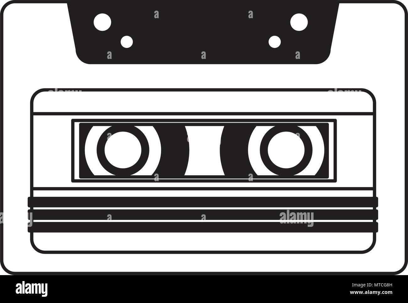 retro cassette recorder music vintage Stock Vector Image & Art Alamy