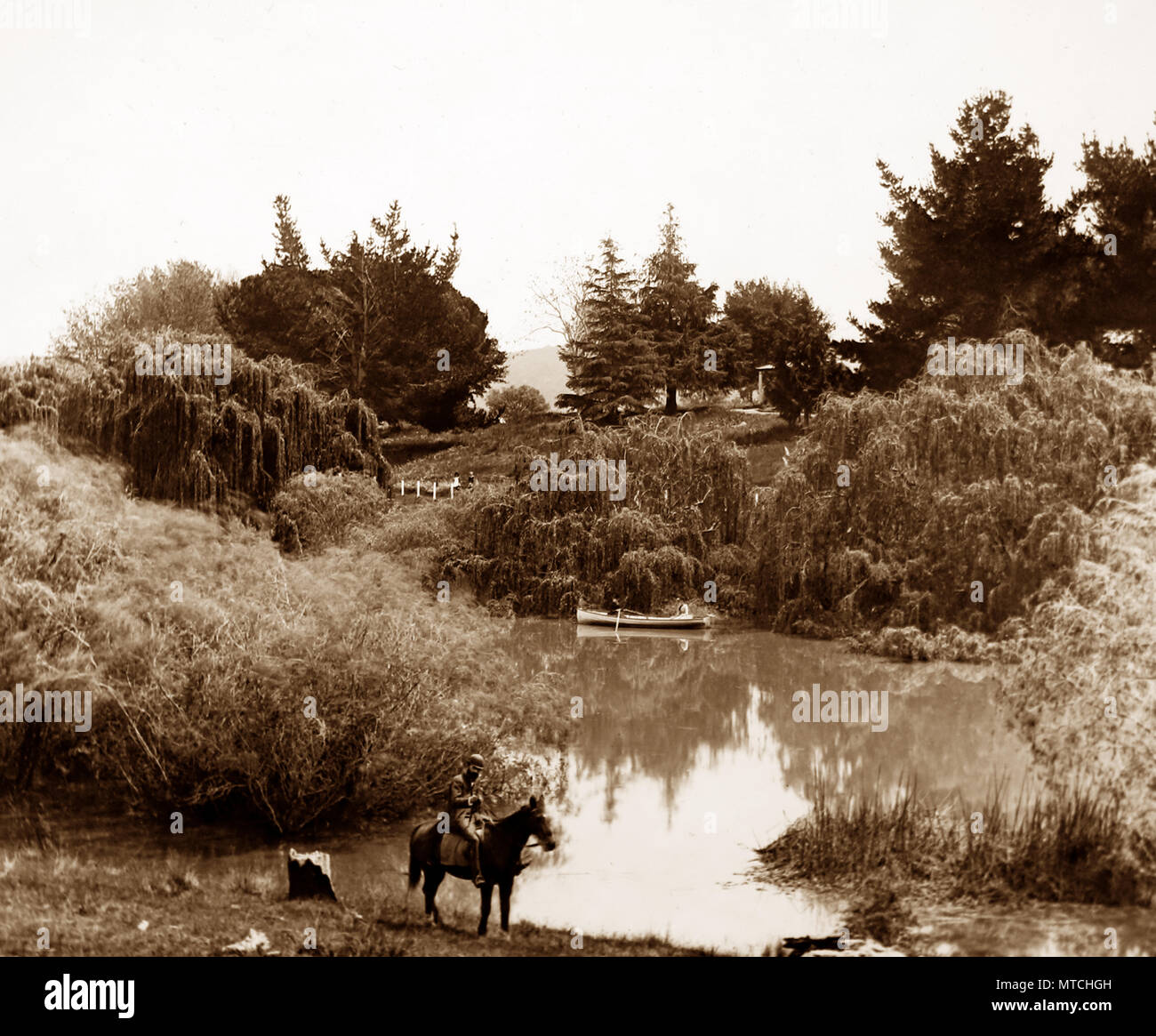 Lake George, Australia, Victorian period Stock Photo