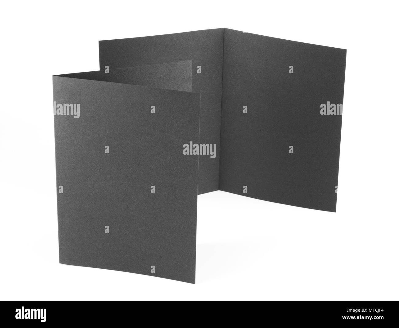 Magazine, booklet, postcard, business card or brochure mockup template Stock Photo
