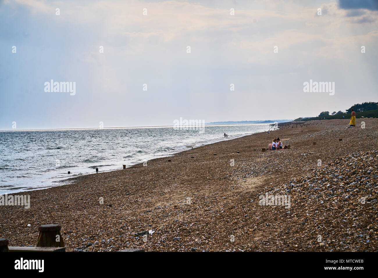 east preston beach Stock Photo