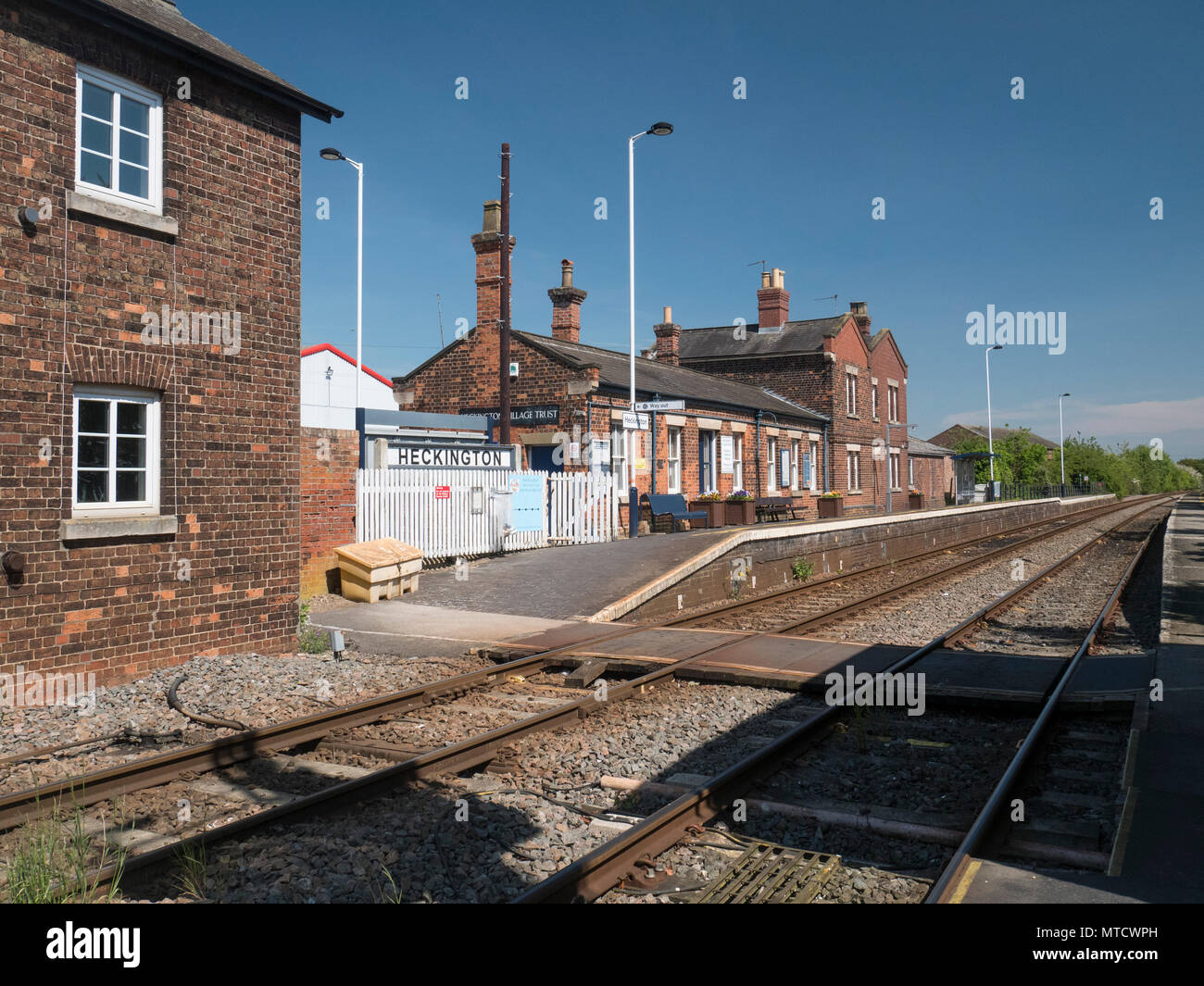 Heckington railway station houses the Heritage Museum. The station was