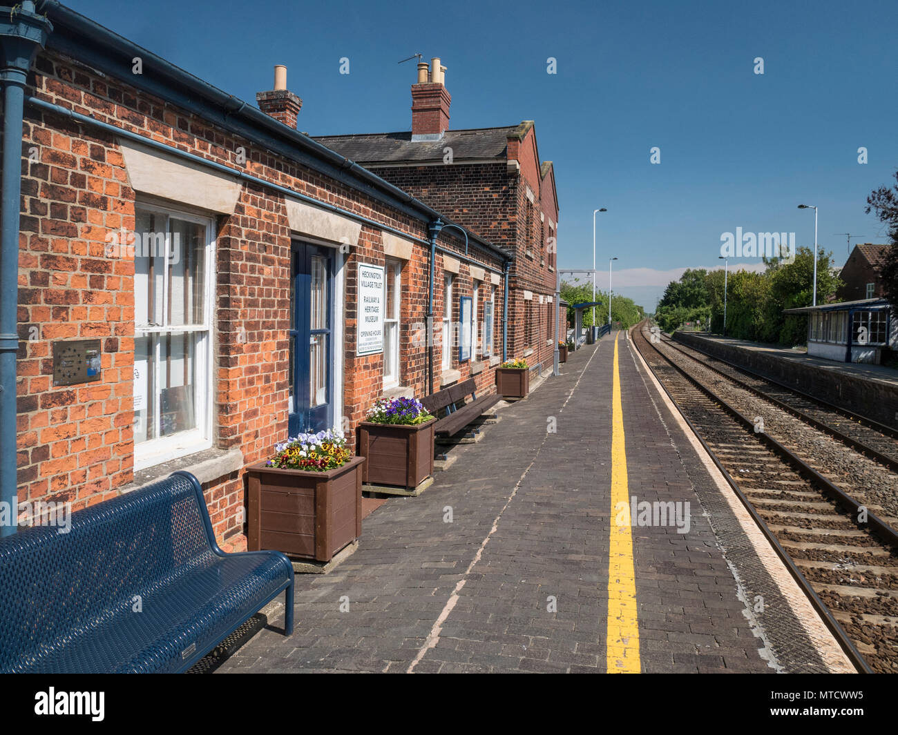 Heckington railway station houses the Heritage Museum. The station was