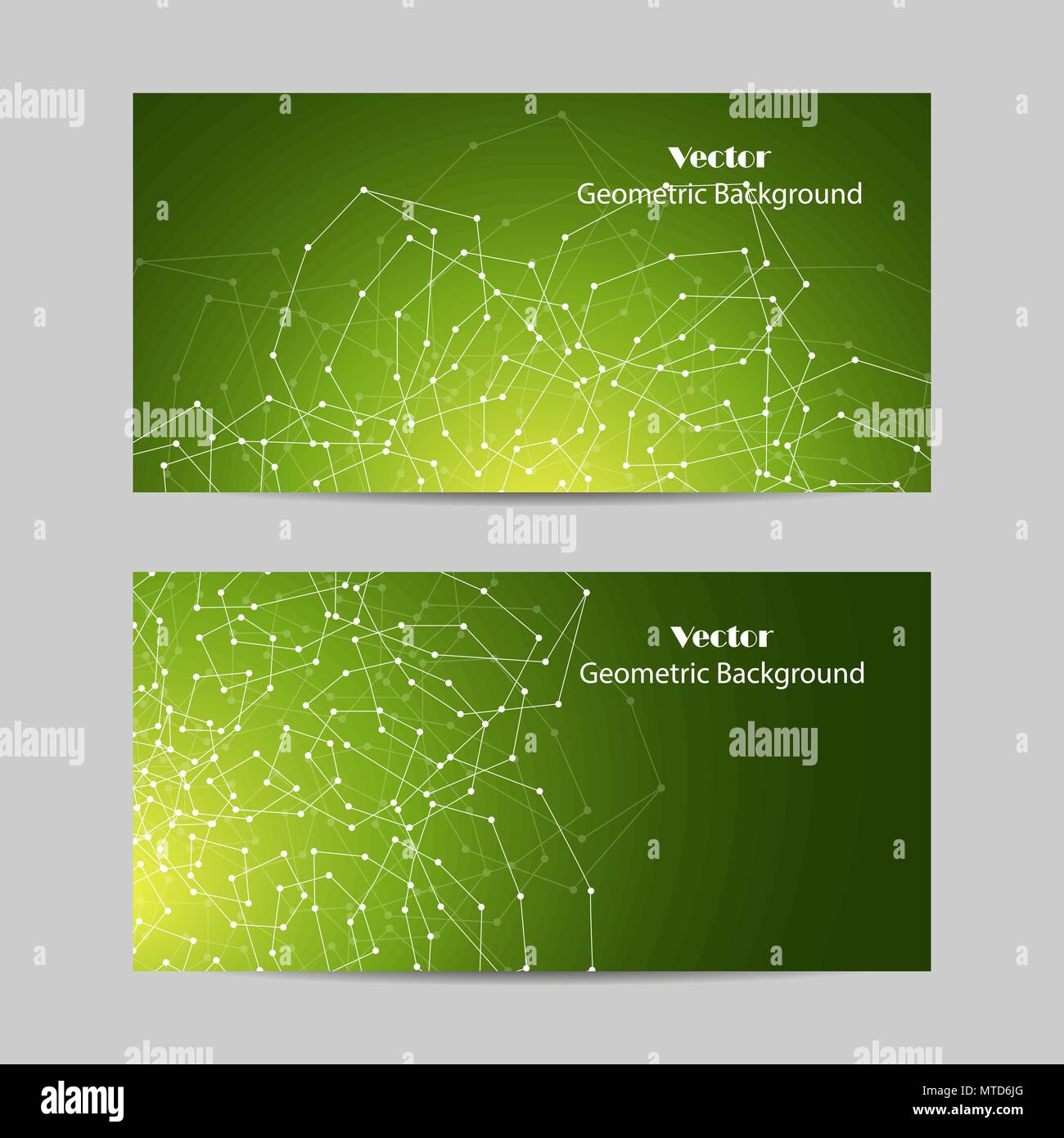 Set of horizontal banners Stock Vector