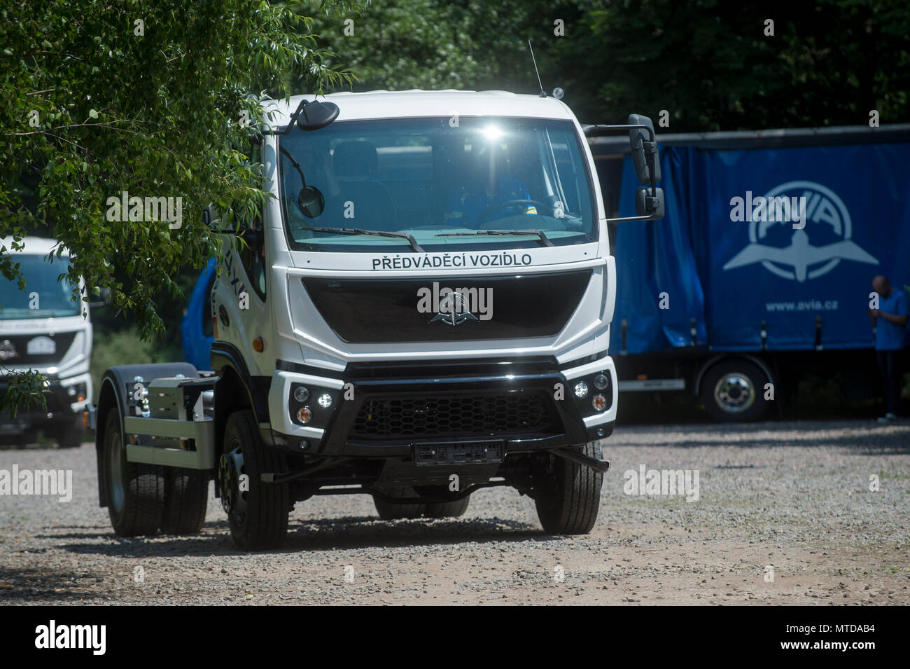 Prelouc, Czech Republic. 29th May, 2018. The AVIA D120 4x4 vehicle by the  AVIA Motors company was presented in Prelouc, Czech Republic, on May 29,  2018. Credit: Josef Vostarek/CTK Photo/Alamy Live News