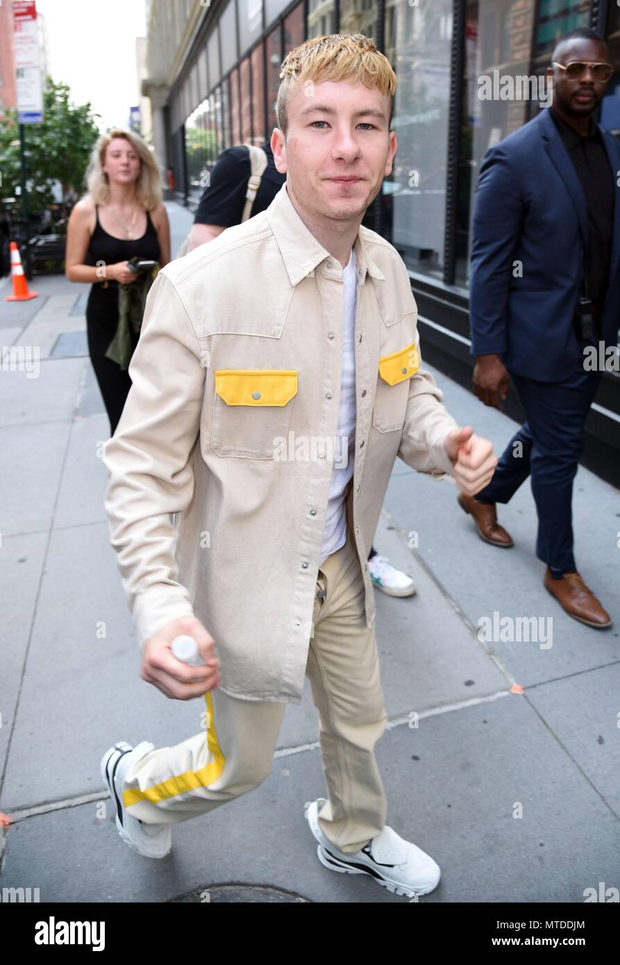New York, NY, USA. 29th May, 2018. Barry Keoghan, seen at BUILD Series to promote AMERICAN ANIMALS out and about for Celebrity Candids - TUE, New York, NY May 29, 2018. Credit: Derek Storm/Everett Collection/Alamy Live News Stock Photo