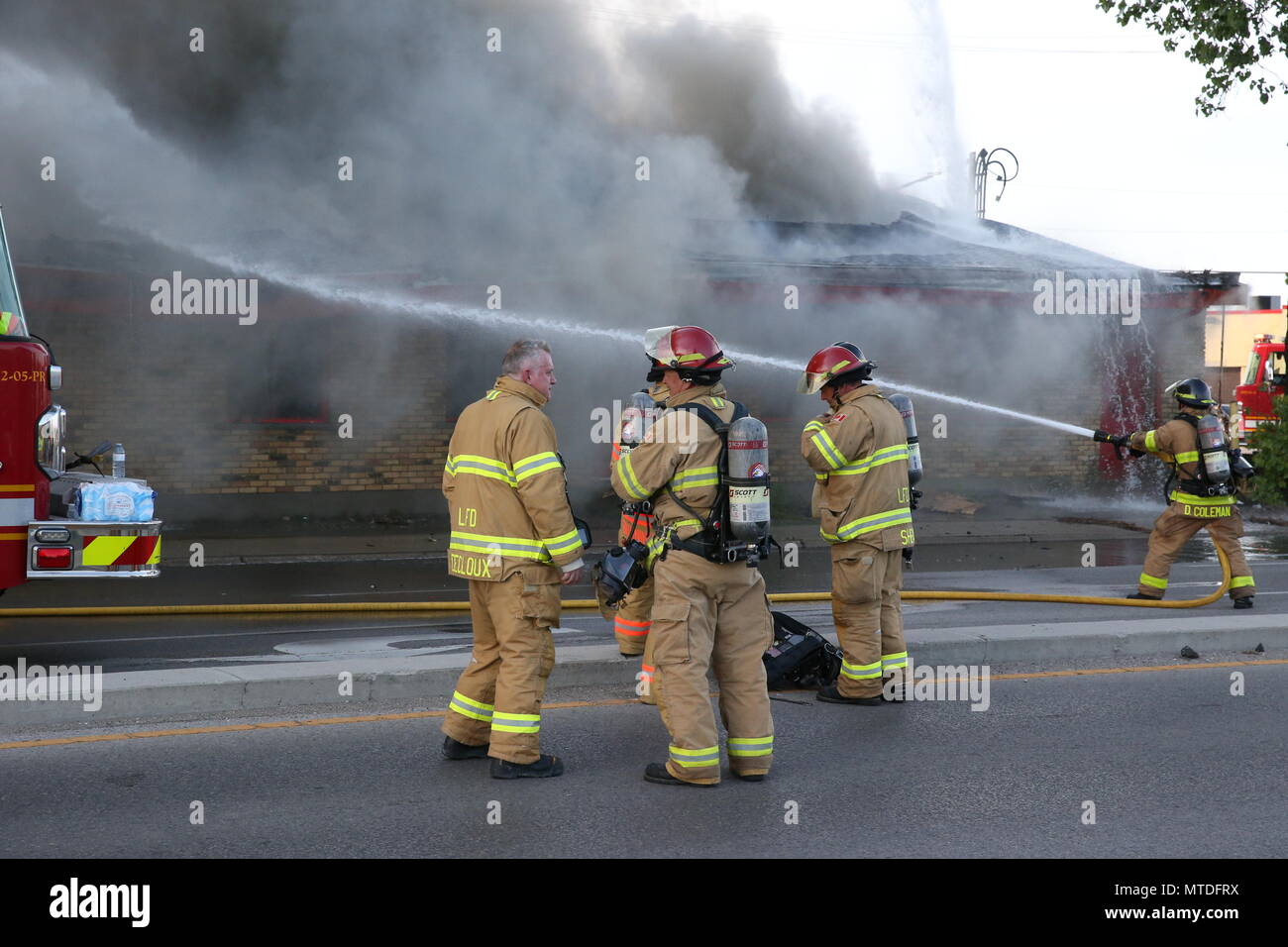 London Ontario, Canada. May 29th 2018, London, Ontario Canada, Fire