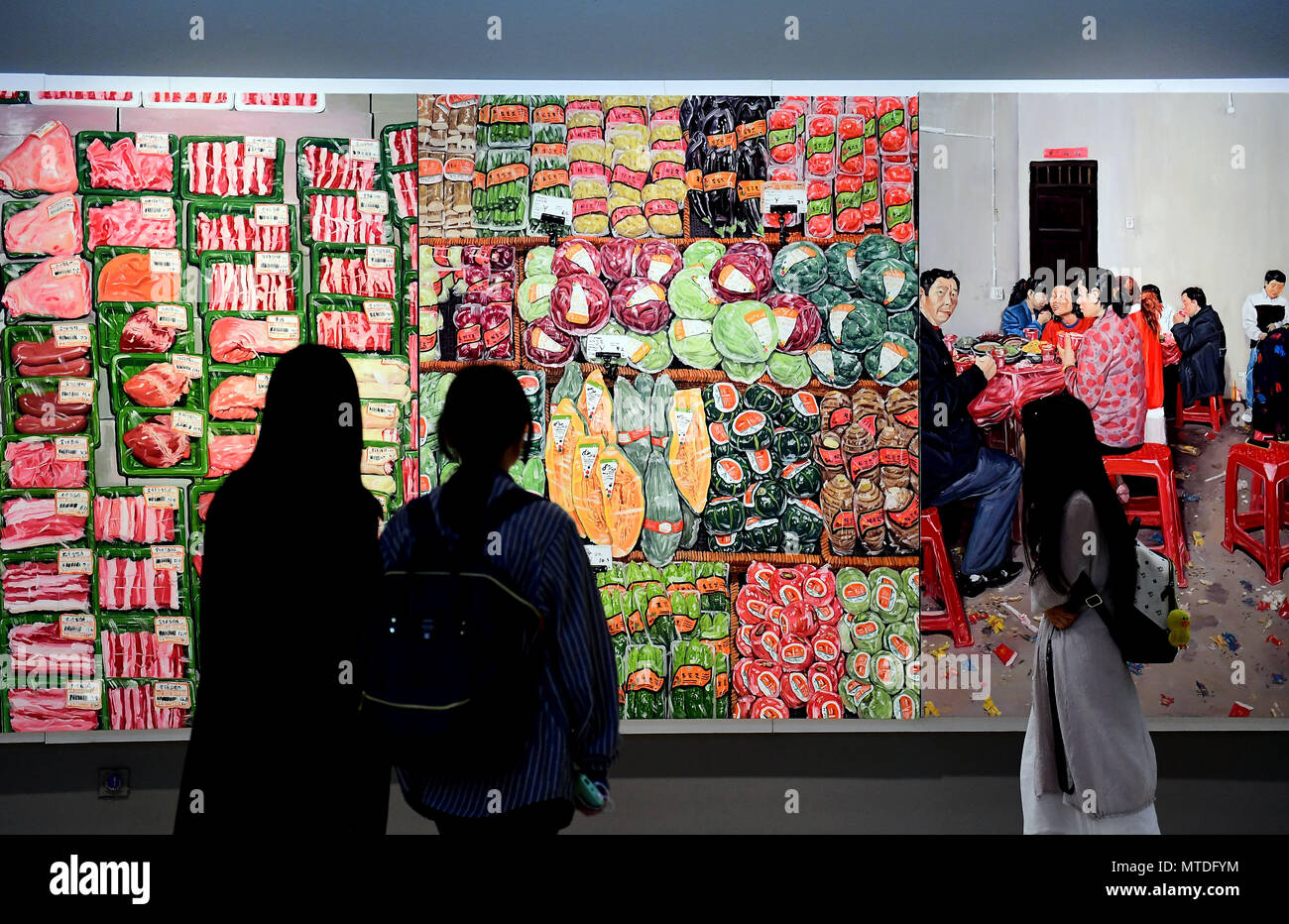 Shenyang, Shenyang, China. 29th May, 2018. Shenyang, CHINA-29th May 2018: The graduation exhibition of Lu Xun Academy of Fine Arts is held in Shenyang, northeast China's Liaoning Province. Credit: SIPA Asia/ZUMA Wire/Alamy Live News Stock Photo