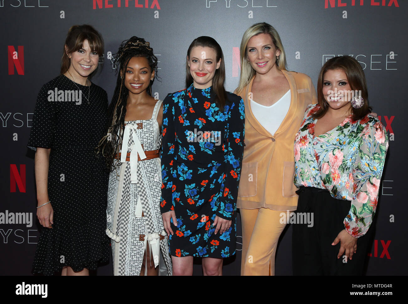 Los Angeles, Ca, USA. 29th May, 2018. Jessica Radloff, Logan Browning