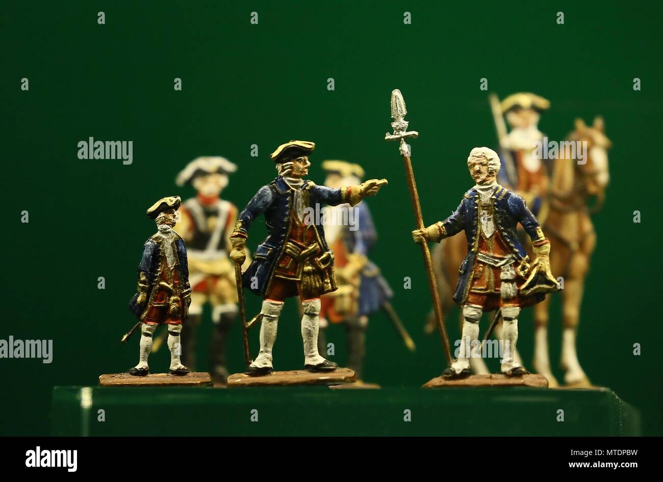 Saint Petersburg, Russia. May 29, 2018. Toy soldier museum opens in