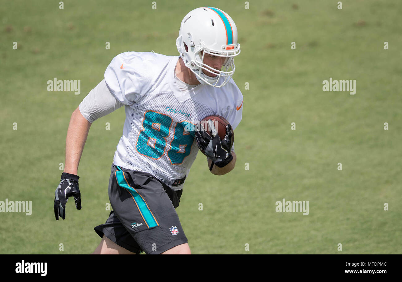 June 14, 2018 - Davie, Florida, U.S. - Miami Dolphins linebacker Kiko Alonso  (47) during organized t