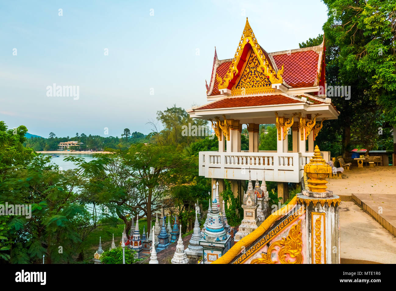 Wat Sila Ngu Temple, Koh Samui, Thailand Stock Photo