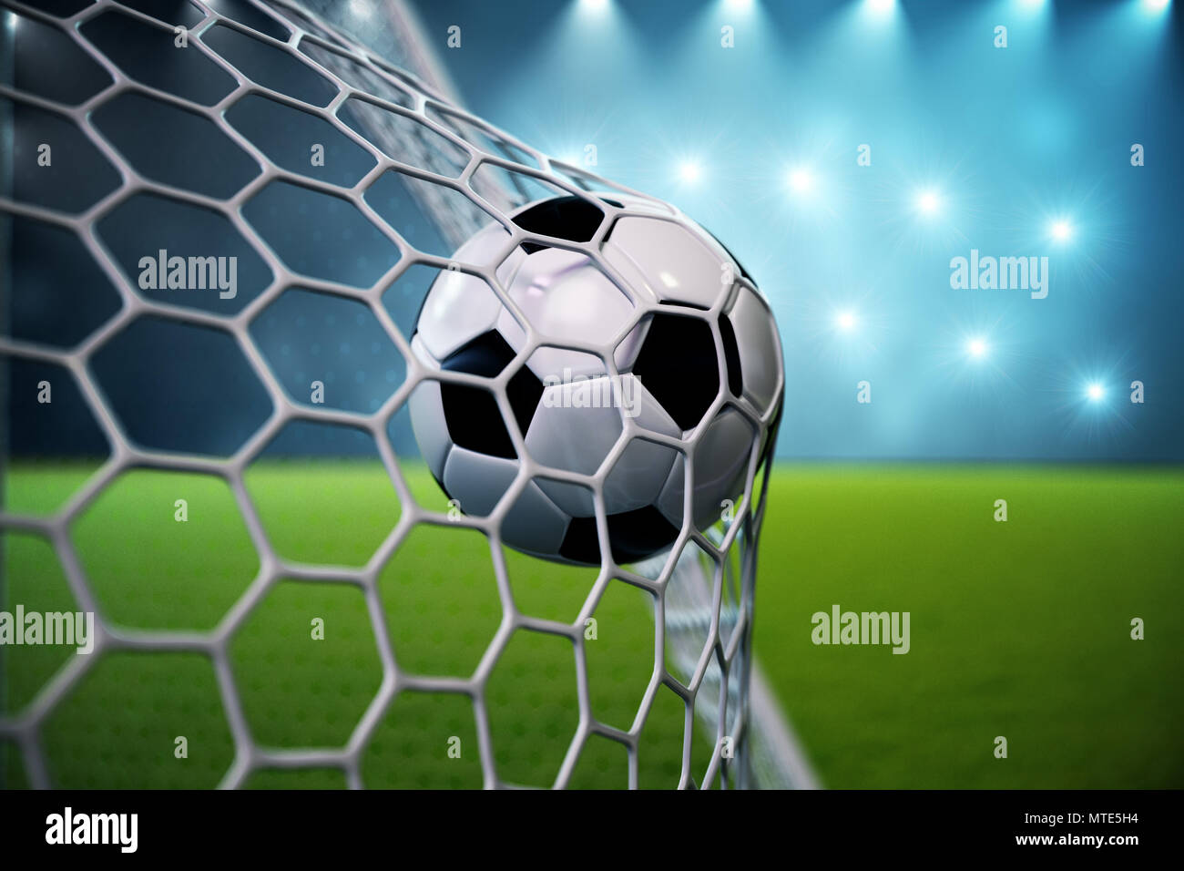 3d Rendering Soccer Ball In Goal Soccer Ball In Net With Spotlight And Stadium Light Background Success Concept Soccer Ball On Blue Background With Stock Photo Alamy 3d Rendering Soccer Ball In Goal Soccer Ball In Net With Spotlight And Stadium Light Background Success Concept Soccer Ball On Blue Background With Stock Photo Alamy